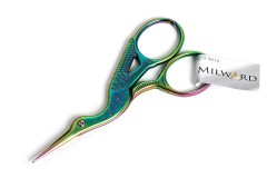 Milward Stork Scissors - Rainbow - 9cm