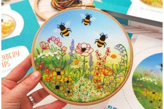 Oh Sew Bootiful -Wildflower & Bees Meadow (Embroidery Kit)