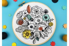 Oh Sew Bootiful - Floral Shadows (Embroidery Kit)