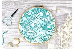 Oh Sew Bootiful - Stormy Seas (Embroidery Kit)