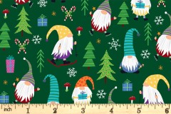 P&B Textiles - Christmas Miniatures 2 - Gnomes - Green (CHM24727)