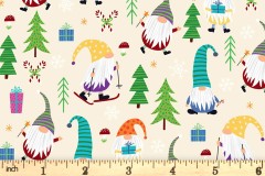 P&B Textiles - Christmas Miniatures 2 - Gnomes - Multi (CHM24727)