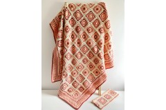TheCrochetedCabin (Dee Jamieson) - Peaches and Cream Blanket - Yarn Pack (Yarnsmiths Create DK)