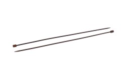 Pony Single Point Knitting Needles - Rosewood - 35cm (4.00mm)