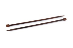 Pony Single Point Knitting Needles - Rosewood - 35cm (6.50mm)