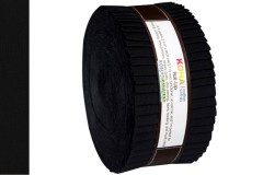 Kona Cotton Solids - Roll Up - Black (RU-196-40)