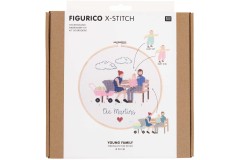 Rico - Figurico - Young Family (Cross Stitch Kit)