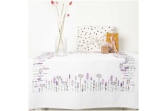 Rico - Lavender Field Tablecloth - 95 x 95cm (Embroidery Kit)