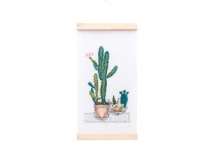 Rico - Cacti Wall Hanging (Cross Stitch Kit)