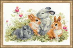 Riolis - Funny Rabbits (Cross Stitch Kit)