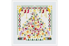 Riverdrift House - Cats and Birds Christmas Tree (Cross Stitch Kit)