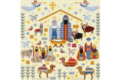Riverdrift House - Christmas Nativity Sampler (Cross Stitch Kit)