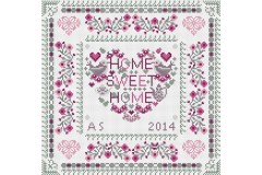 Riverdrift House - Home Sweet Heart Home Sampler (Cross Stitch Kit)
