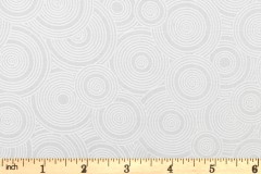 Kingfisher Fabrics - Get Back! - 48495 - White/White