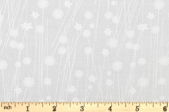Kingfisher Fabrics - Get Back! - 48499 - White/White