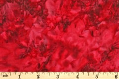 Kingfisher Fabrics Batik Basics - Red (039)