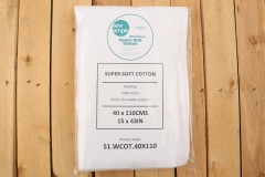 Sew Simple Super-Soft 100% Cotton Wadding - 40x110cm / 15x43in (Precut)