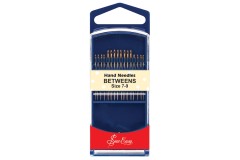 Sew Easy Gold Eye Hand Sewing Needles, Betweens, Size 7-9 (pack of 16)