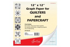 Sew Easy Quilters Graph Paper - 12 x 12in (25 sheets)
