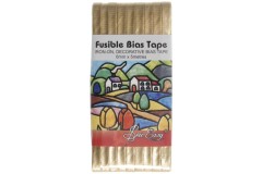 Sew Easy Fusible Bias Tape, 6mm x 5m, Gold