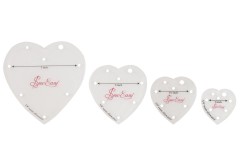 Sew Easy Template Set - Mini Hearts (set of 4)