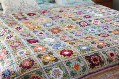 Cherry Heart - Faded Painted Roses Blanket (Stylecraft Yarn Pack)