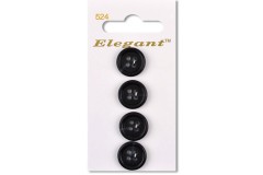 Sirdar Elegant Round 4 Hole Rimmed Plastic Buttons, Navy, 16mm (pack of 4)