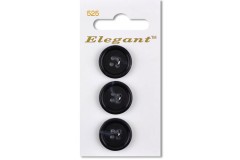 Sirdar Elegant Round 4 Hole Rimmed Plastic Buttons, Navy, 19mm (pack of 3)