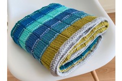 Julia Marsh - Special Stripy Blanket - Sea Breeze (Stylecraft Yarn Pack)