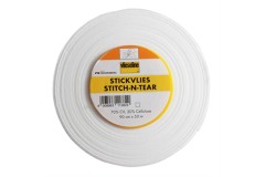 Vlieseline (Vilene) 314 Stitch-N-Tear Stabiliser, White - 90cm / 35in wide