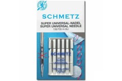 Schmetz Machine Needles, Super Universal 130/705 H-SU, Size 100/16 (pack of 5)
