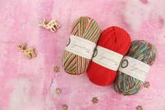 West Yorkshire Spinners Festive Socks Pack - Brights in Signature 4ply 
