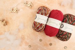 West Yorkshire Spinners Festive Socks Pack - Traditional in Signature 4ply 