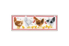 Vervaco - Chickens (Cross Stitch Kit)