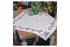 Vervaco - Tablecloth - Chickens (Cross Stitch Kit)
