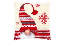 Vervaco - Cushion - Christmas Elf 1  (Cross Stitch Kit)