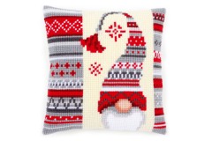 Vervaco - Christmas Elf Cushion (Cross Stitch Kit)