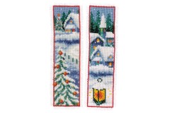 Vervaco - Winter Villages - Bookmark - Set of 2(Cross Stitch Kit)