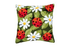 Vervaco - Ladybird Cushion (Cross Stitch Kit)
