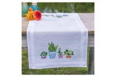 Vervaco - Table Runner - House Plants (Embroidery Kit)