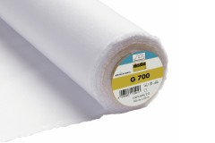 Vlieseline (Vilene) Iron-on Interlining (G700), Cotton, Woven, White - 90cm / 35in wide