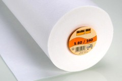 Vlieseline (Vilene) Sew-in Interlining (S80) Firm, White - 30cm / 12in wide