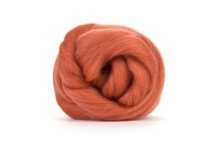 World of Wool Dyed Merino - 23 Micron  - Terracotta (08) - 100g
