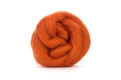 World of Wool Dyed Merino - 23 Micron  - Cinnamon (11) - 100g