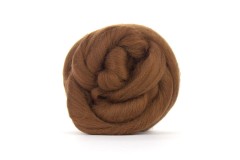 World of Wool Dyed Merino - 23 Micron  - Chocolate (13) - 100g