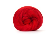World of Wool Dyed Merino - 23 Micron  - Scarlet (61) - 100g