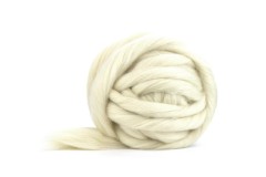 World of Wool Blue Faced Leicester - Jumbo Ball - Natural White (JY170) - 1000g