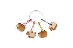 Yarnistry - Stitch Markers - Sheep - Wooden - Set of 4