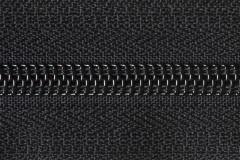 YKK Open End Sleeping Bag Zip, Nylon Teeth, 245cm, Black (580)