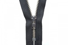 YKK Closed End Trouser Zip, Silver Metal Teeth, 18cm
